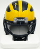 Mike Sainristil Autographed Michigan Wolverines Black Speed Mini Helmet "23 Nat'l Champs" Beckett BAS Witness #4W083641