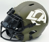 Blake Corum Autographed Los Angeles Rams Salute to Service Full Size Speed Replica Helmet Beckett BAS Witness #1W920170