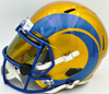 Aaron Donald Autographed Los Angeles Rams Flash Yellow Full Size Speed Replica Helmet Beckett BAS Witness #1W698425