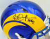 Eric Dickerson Autographed St. Louis Rams Blue Full Size Speed Authentic Helmet "HOF 99" Fanatics Holo #JW59210036
