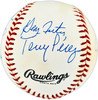 Big Red Machine Starting Lineup Autographed Official NL Baseball With 8 Signatures Including Pete Rose JSA #WB552405