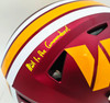 Mike Sainristil Autographed Washington Commanders Flash Red Full Size SpeedFlex Authentic Helmet "Hail to the Commanders! Frozone!" (Smudged) Beckett BAS Witness #WU36077