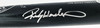 Rickey Henderson Autographed Game Issued Louisville Slugger T141 Baseball Bat San Diego Padres Beckett BAS QR #BX67569