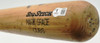 Mark Grace Autographed Game Used Uncracked Rawlings 256B Baseball Bat Chicago Cubs Beckett BAS QR #BX67578