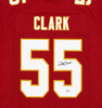 Kansas City Chiefs Frank Clark Autographed Red Jersey PSA/DNA Stock #267045
