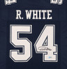 Dallas Cowboys Randy White Autographed Blue Jersey Beckett BAS Witness Stock #267047