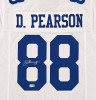 Dallas Cowboys Drew Pearson Autographed White Jersey Beckett BAS Witness Stock #267049