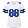 Dallas Cowboys Drew Pearson Autographed White Jersey Beckett BAS Witness Stock #267049