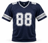 Dallas Cowboys Drew Pearson Autographed Blue Jersey Beckett BAS Witness Stock #267051