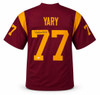 USC Trojans Ron Yary Autographed Cardinal Red Jersey "HOF 01" JSA Stock #267062