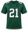 Philadelphia Eagles Eric Allen Autographed Green Jersey Beckett BAS Witness Stock #267064