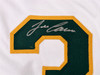 Oakland A's Jose Canseco Autographed White Jersey Beckett BAS Witness Stock #267072