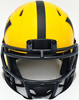 Mike Sainristil Autographed Washington Commanders Rave Yellow Speed Mini Helmet Beckett BAS QR Stock #267260