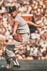 Don Drysdale Autographed 24x36 Poster Los Angeles Dodgers (Damaged) Beckett BAS QR #BM040042