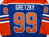 Edmonton Oilers Wayne Gretzky Autographed Orange & Blue Jersey Beckett BAS #AE85520