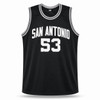 San Antonio Spurs Artis Gilmore Autographed Black Jersey "HOF-11" Beckett BAS QR Stock #267059
