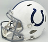 Reggie Wayne Autographed Indianapolis Colts White 2020 Alternate Full Size Speed Authentic Helmet Beckett BAS Witness Stock #267307