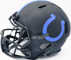 Reggie Wayne Autographed Indianapolis Colts Eclipse Black Full Size Speed Authentic Helmet Beckett BAS Witness Stock #267308
