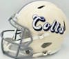 Reggie Wayne Autographed Indianapolis Colts Cream Retro Full Size Speed Authentic Helmet Beckett BAS Witness Stock #267309