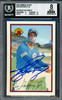 Ken Griffey Jr. Autographed 1989 Bowman Tiffany Rookie Card #220 Seattle Mariners BGS 8 Auto Grade Gem Mint 10 Beckett BAS #20520252