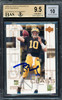 Tom Brady Autographed 2000 Upper Deck Pros & Prospects Rookie Card #124 New England Patriots BGS 9.5 Auto Grade Gem Mint 10 #717/1000 Beckett BAS #13060276
