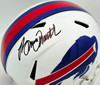 Bruce Smith Autographed Buffalo Bills White Full Size Speed Replica Helmet Beckett BAS Witness Stock #267561