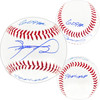 Sammy Sosa Autographed Official MLB Baseball Chicago Cubs "609 HR & 98 NL MVP" Beckett BAS Witness Stock #267421