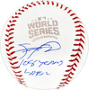 Sammy Sosa Autographed Official 2016 World Series Logo Baseball Chicago Cubs "108 Years Later" Beckett BAS Witness Stock #267426