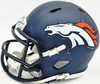 Jay Cutler Autographed Denver Broncos Blue Speed Mini Helmet Beckett BAS Witness Stock #267556