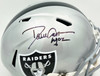 Dave Casper Autographed Oakland Raiders Silver Full Size Speed Replica Helmet "HOF 02" Beckett BAS Witness Stock #267480