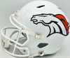 Steve Atwater Autographed Denver Broncos White 2024 Alternate Full Size Speed Replica Helmet Beckett BAS Witness Stock #267482