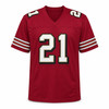 San Francisco 49ers Frank Gore Autographed Red Jersey Beckett BAS Witness Stock #267389