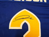 Pittsburgh Panthers Jordan Addison Autographed Blue Jersey JSA Witness Stock #267435