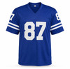 Indianapolis Colts Reggie Wayne Autographed Blue Jersey Beckett BAS Witness Stock #267403