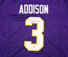 Minnesota Vikings Jordan Addison Autographed Purple Jersey JSA Witness Stock #267431