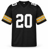 Pittsburgh Steelers Rocky Bleier Autographed Black Jersey "4x SB Champs" Beckett BAS Witness Stock #267504