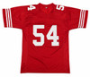 San Francisco 49ers Fred Warner Autographed Red Jersey Beckett BAS QR Stock #267461