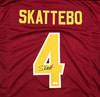 Arizona State Sun Devils Cam Skattebo Autographed Red Jersey JSA Stock #267399