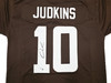 Cleveland Browns Quinshon Judkins Autographed Brown Jersey Beckett BAS Witness Stock #267395