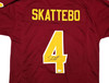Arizona State Sun Devils Cam Skattebo Autographed Red Jersey Beckett BAS QR Stock #267400
