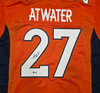 Denver Broncos Steve Atwater Autographed Orange Jersey Beckett BAS Witness Stock #267467