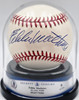Eddie Mathews Autographed Official NL Baseball Milwaukee Braves Auto Grade Mint 9 Beckett BAS #20779086