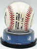 Eddie Mathews Autographed Official NL Baseball Milwaukee Braves Auto Grade Mint 9 Beckett BAS #20779086