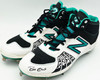 Robinson Cano Autographed Game Used White & Teal New Balance Cleats (Dual Signed) Seattle Mariners Size 13 PSA/DNA #7A96575 & 7A96576