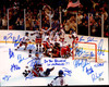 1980 Team USA Miracle on Ice Team Autographed 16x20 Photo With 19 Signatures Including Mike Eruzione (Smudged) Beckett BAS Witness #W353936
