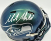 Mike Macdonald Autographed Seattle Seahawks Rivalries Speed Mini Helmet Beckett BAS Witness Stock #267796
