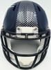 Mike Macdonald Autographed Seattle Seahawks Blue Speed Mini Helmet Beckett BAS Witness Stock #267799