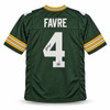 Green Bay Packers Brett Favre Autographed Green Jersey (Bleeding) Beckett BAS Witness Stock #267913