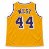 Los Angeles Lakers Jerry West Autographed Yellow Jersey JSA Witness Stock #267912