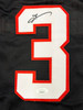 Philadelphia 76ers Allen Iverson Autographed Black Jersey JSA Stock #267923